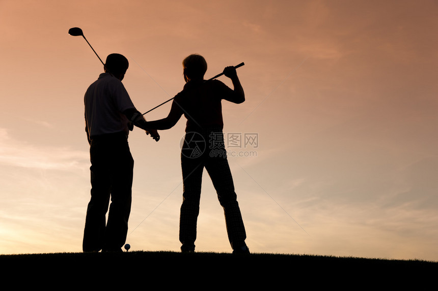 高尔夫高尔夫被描绘图片