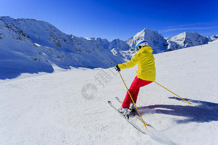 滑雪滑雪者冬季运动图片