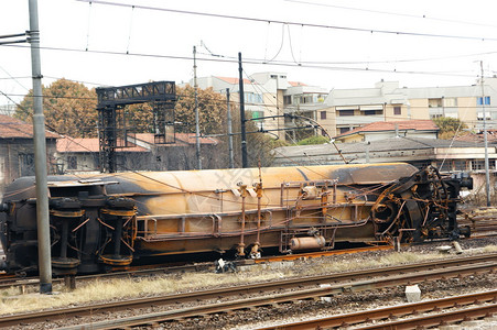 火车事故图片