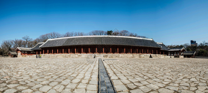 宗庙Jongmyo神背景