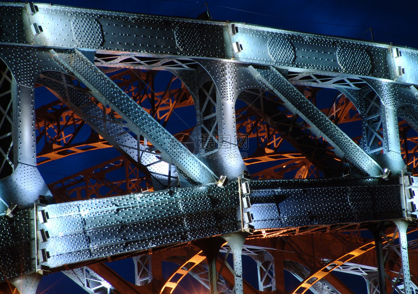 彼得大桥圣彼得堡月光之图片