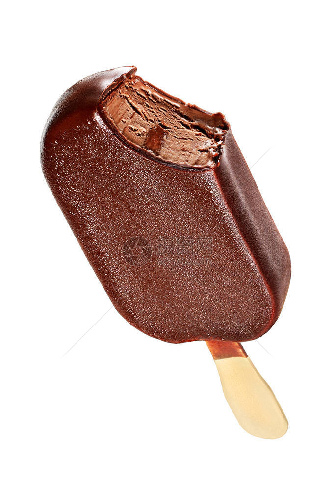 棕色比点巧克力冰淇淋冰淇淋冰棒图片