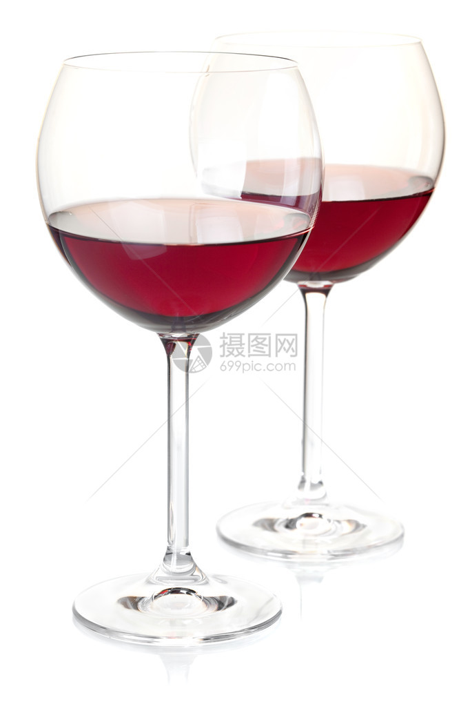 葡萄酒收藏杯中红图片