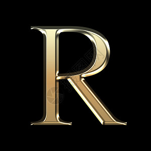哑光字母R珠宝字体收藏图片