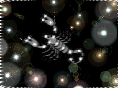 天蝎座十二生肖背景图片