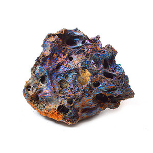 高含量不同金属的火山熔岩从留尼汪岛上的PitondelaFou图片