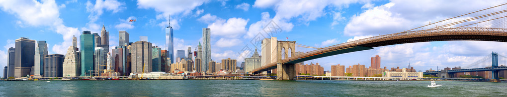 曼哈顿天际和布鲁克林图片