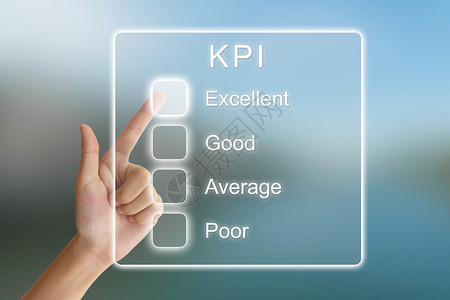 在虚拟屏幕界面上点击KPI或关图片