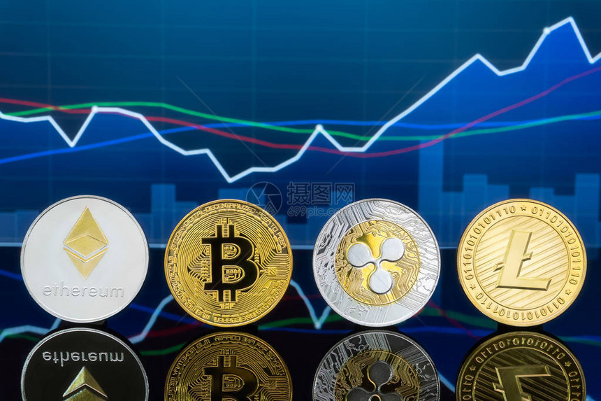 Bitcoin和加密货币投资概念图片