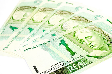 巴西旧钱背景图片