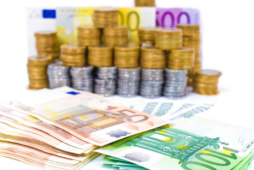 欧洲纸币欧元货币图片