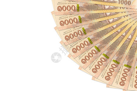 新的1000泰铢钞票背景图片