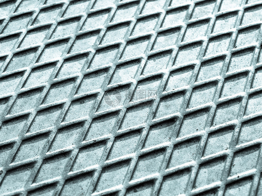 金刚石钢板工业铁金属背景冷色调图片