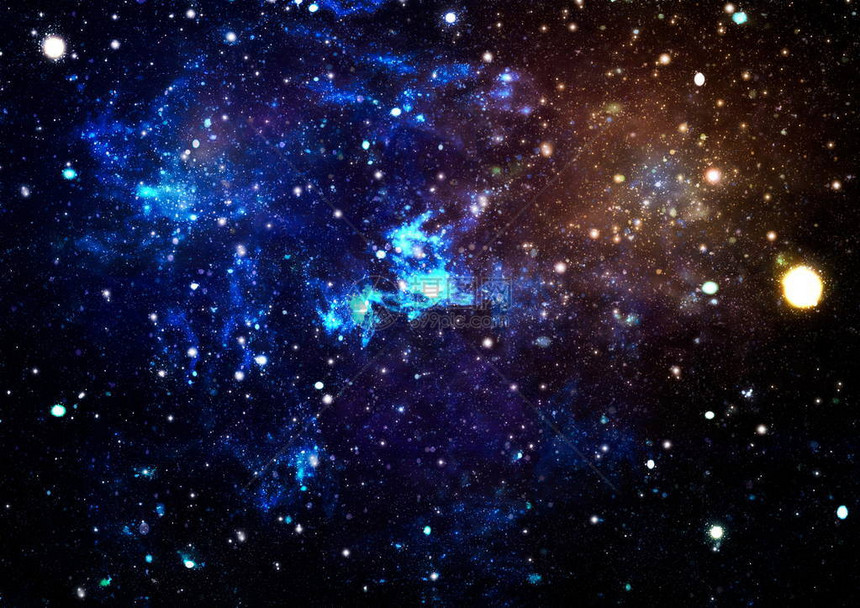 高清星域背景满天星斗的外太空背景纹理多彩的星空图片