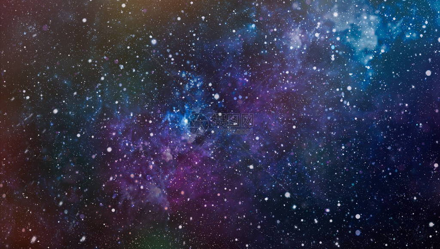 高清星域背景满天星斗的外太空背景纹理多彩的星空图片
