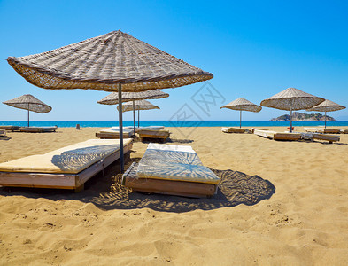 土耳其海滩上背景图片