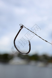 钓鱼用的圆形鱼钩图片