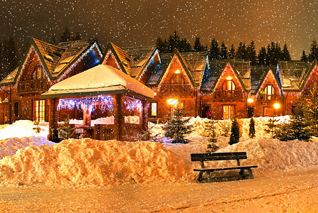 Bukovel冬季度假胜图片