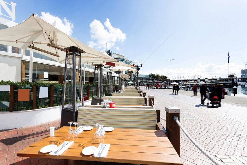 悉尼港街头餐馆Sy图片