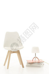 单人时尚的现代白色椅子图片