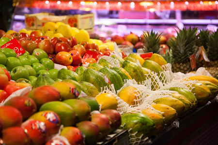 世界著名巴塞罗那市场水果西班牙图片