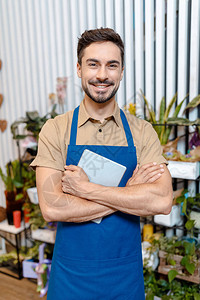 在花店工作时图片