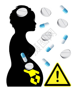 产前接触药物怀孕期间服用的药物对胎儿整体发图片