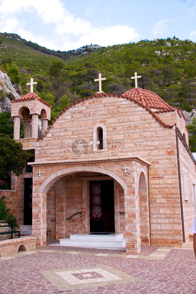 希腊东正教修道院图片