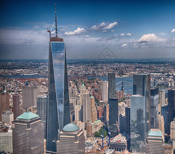 纽约市高大的摩天大楼是图片