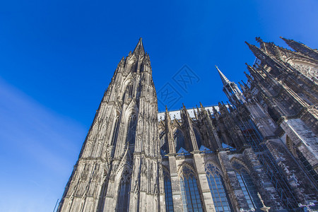 德国科隆大教堂的细节图片