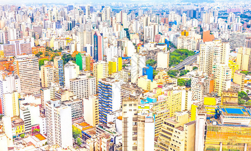 巴西圣保罗的建筑物视图图片