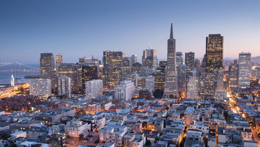 旧金山融区全景2015年秋图片
