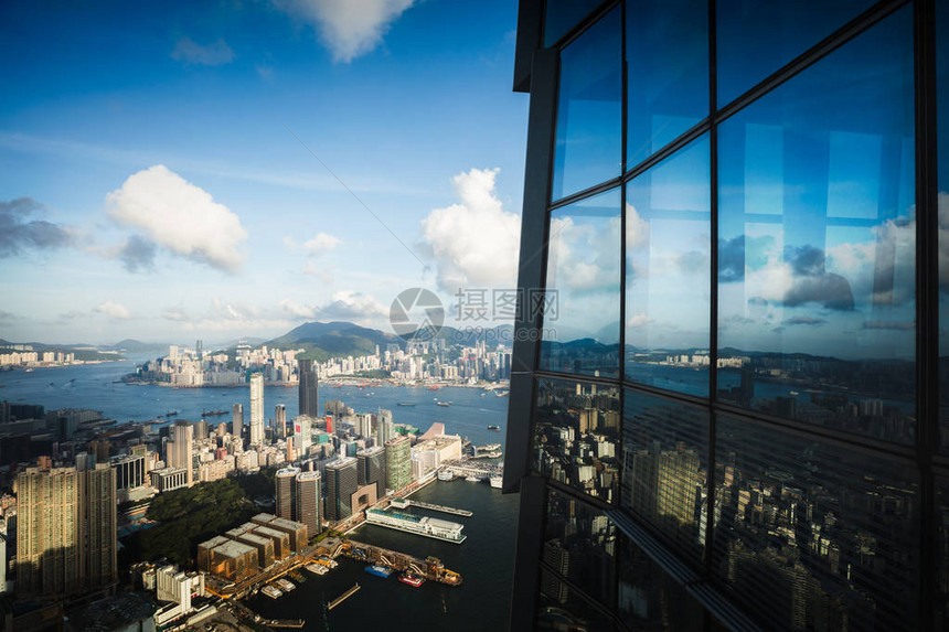 香港Sky100观测甲板的图片