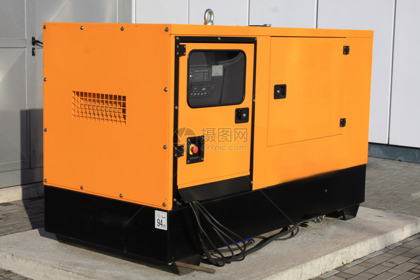 紧急电力源的黄色辅助发电机DieselEng图片