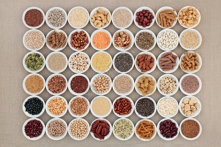 素食主义者高蛋白干超级食品选择图片