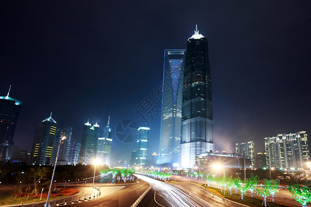 金茂大厦和上海世界金融中心图片
