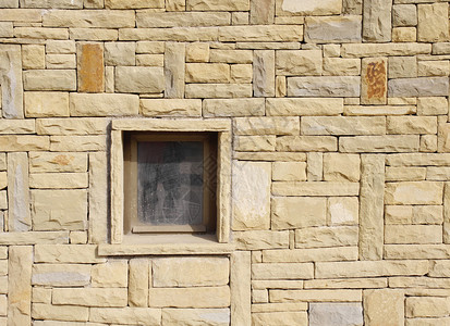 墙上的石材覆层板与windo图片