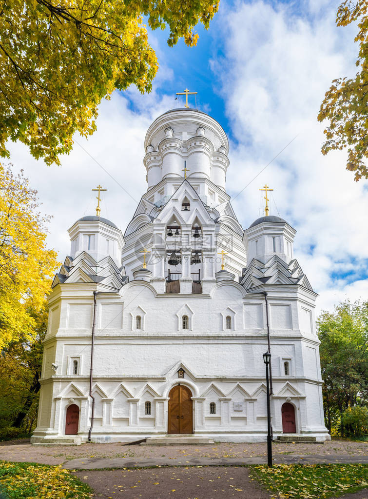 在莫斯科Kolomenskoye市Dyakovo的浸信会教徒约翰图片
