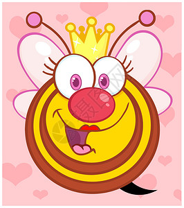 欢乐的女皇蜜蜂带图片