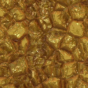 黄金矿工闪亮的金色岩石插画