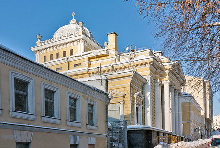 莫斯科日间犹太教堂是俄罗斯的图片