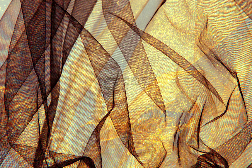 金色和棕色的薄纱幻想背景图片