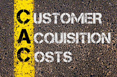 将CAC作为客户购置成本的概念形象高清图片