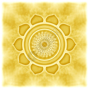 太阳穴脉轮曼荼罗的插图插画