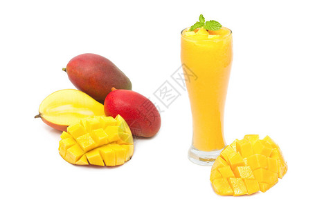 芒果冰沙饮料健康饮料图片