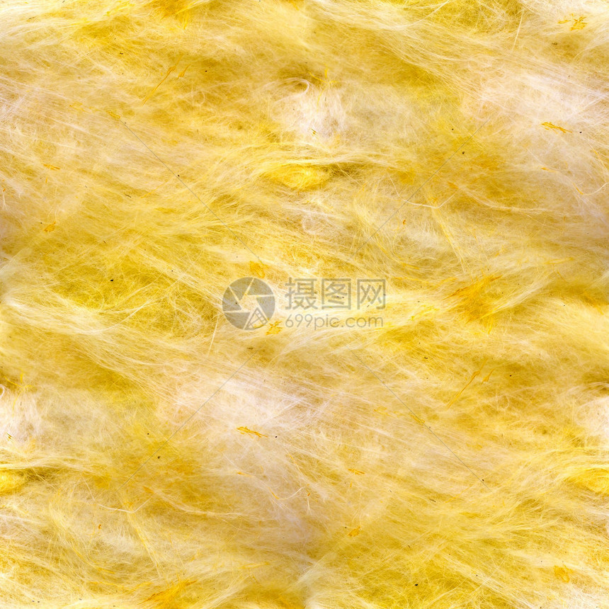 黄色玻璃纤维无缝纹理羊毛背景图片