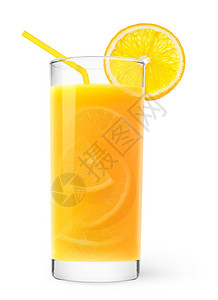 一杯橙汁里面有橙子的味道图片