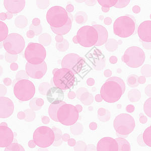 粉色和白色透明Polka多点牌式样重复背景图片