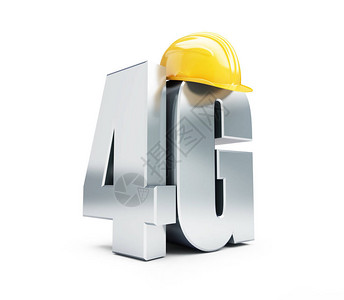 4G标志4G建筑头盔高速数据无线连接3背景图片