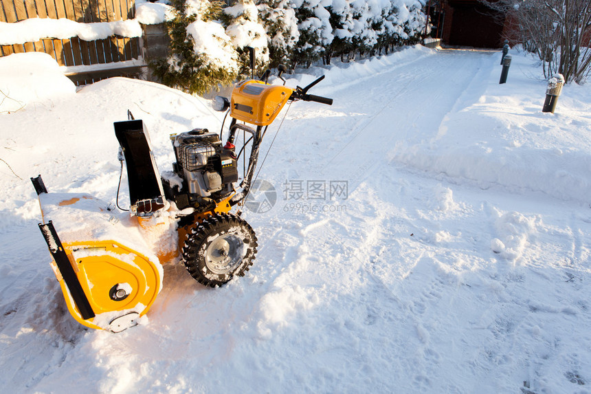 积雪吹者图片